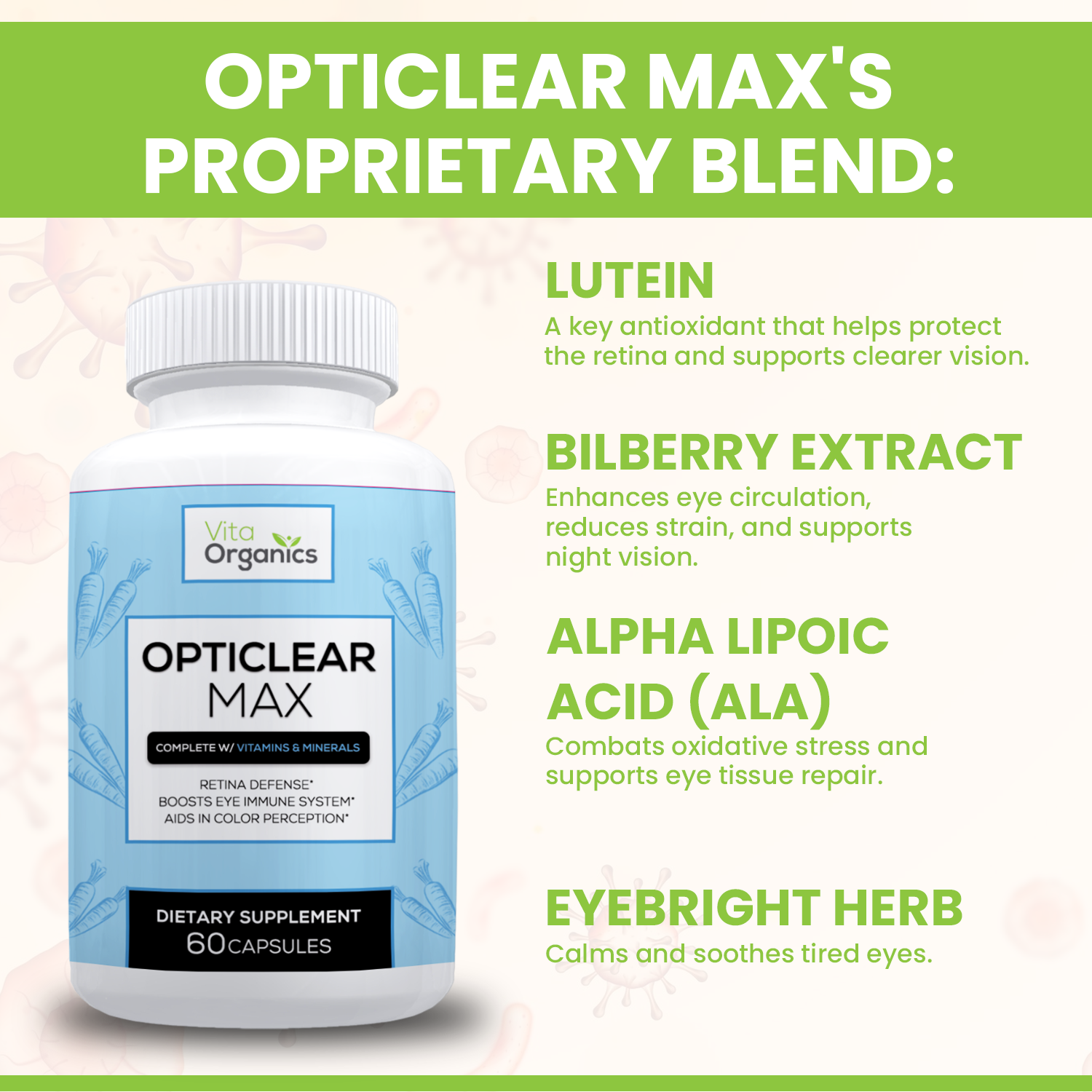 OptiClear Max - Advanced Eye Supplement