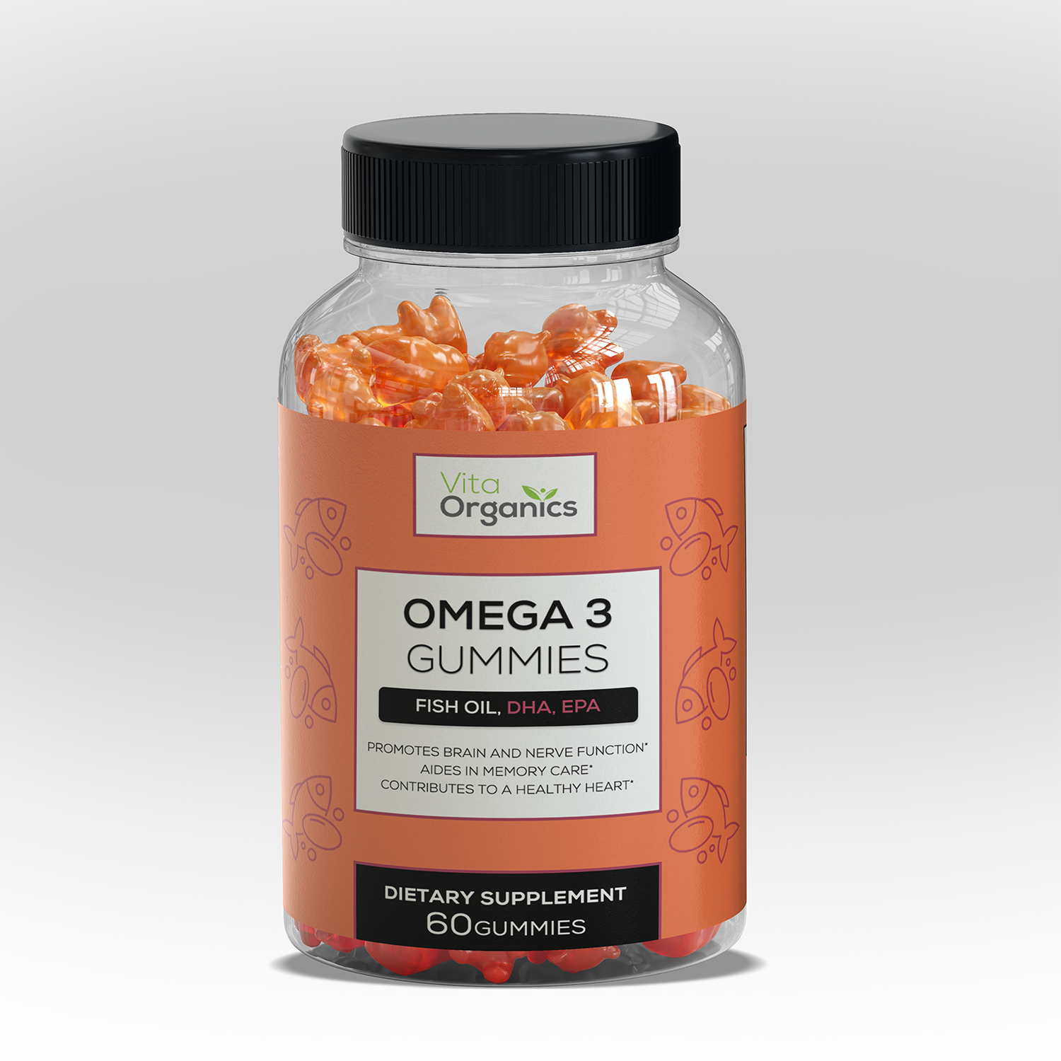 Omega 3 Gummies Dive into Heart Brain Wellness Vita Organics